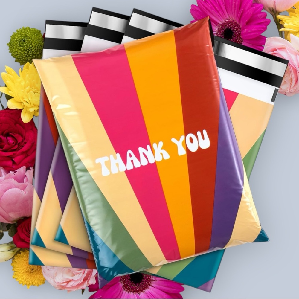 20 COLORFUL POLYMAILERS 10” x 13”